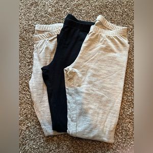 Set of 3 Cat & Jack Girls Leggings Large 10/12